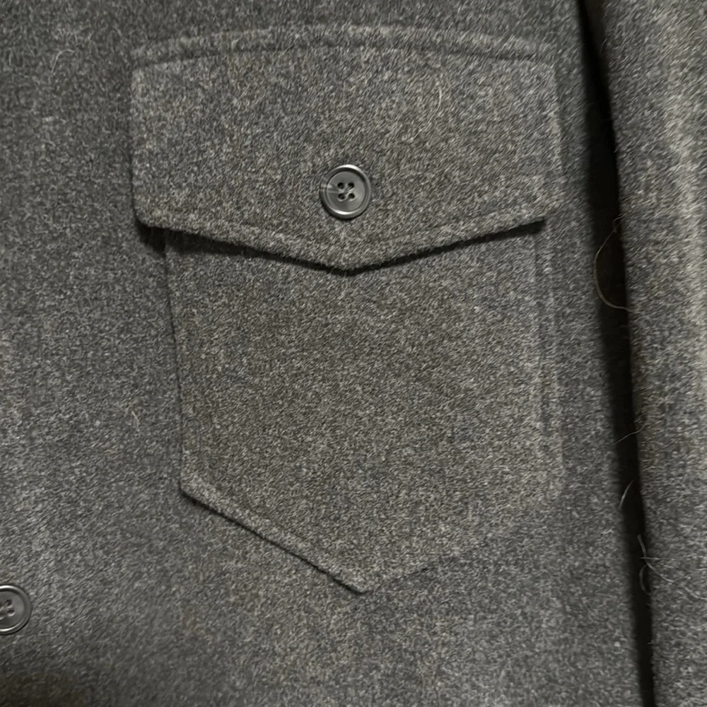 Women’s WoolX Sawyer Shacket - Charcoal Black - Picture 2 of 5